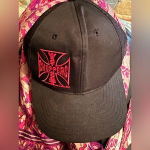 Flat bill west coast chopper hat